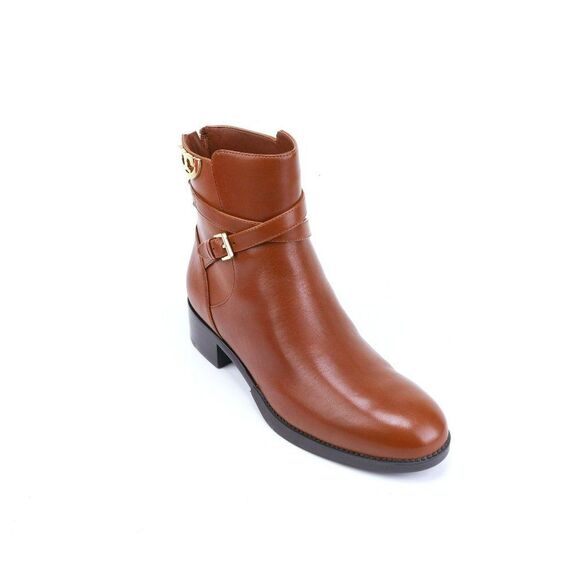 NIB Tory Burch SIDNEY Bootie Boots in Penny Brown 9 $399+ - Picture 3 of 7